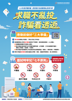 求職防騙、薪資揭示及就業隱私－求職3要7不原則圖片